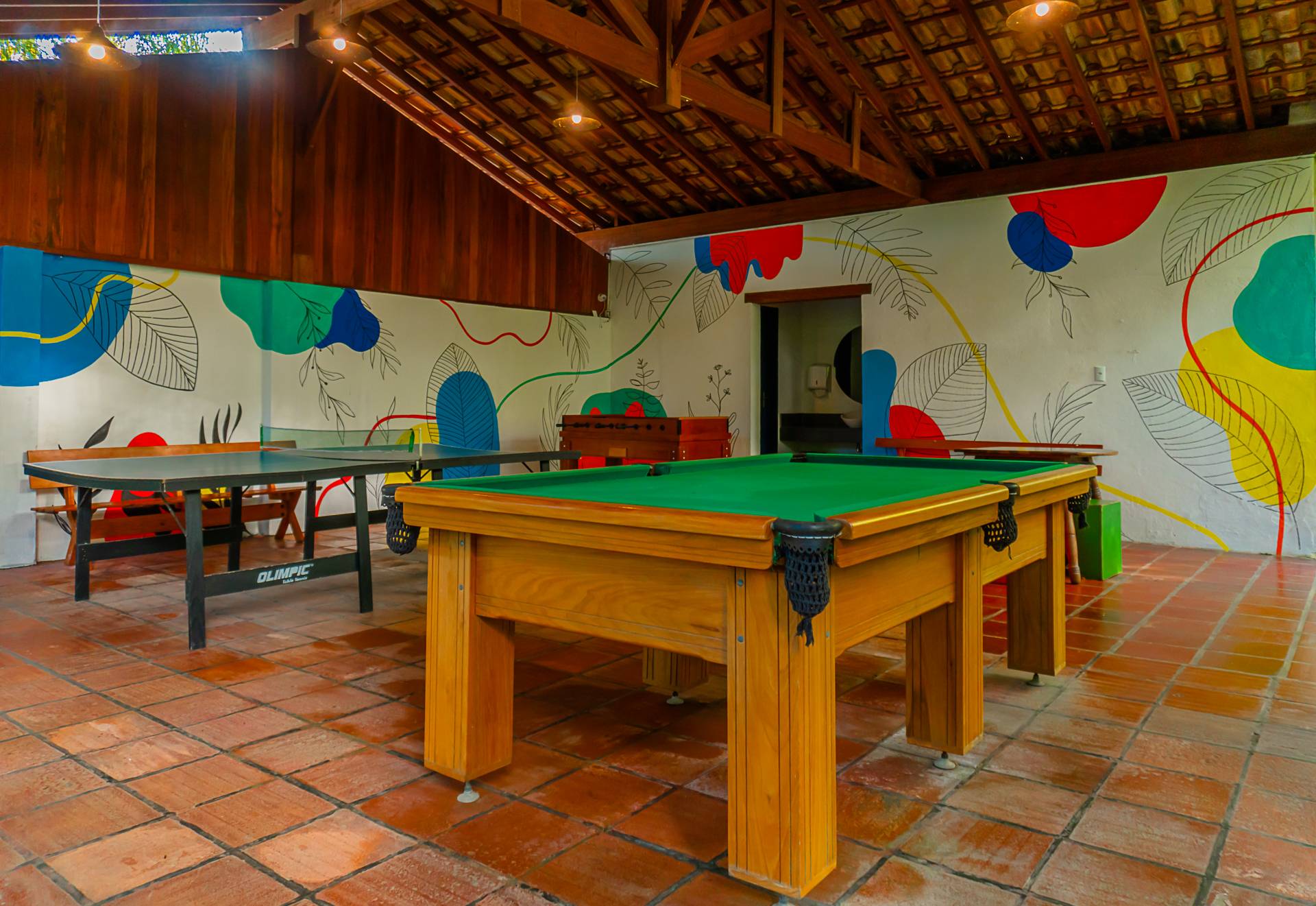 Salão de Jogos - Pousada Vila Jacaa - Ubatuba - São Paulo